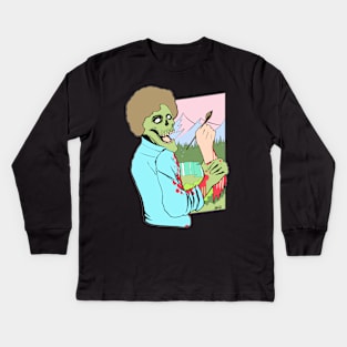 Toon Bob Zombie Kids Long Sleeve T-Shirt